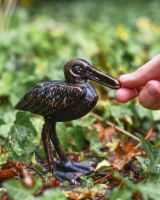 Copper and Bronze Pelican to scale