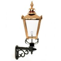 Copper Victorian Lantern On Royale Bracket