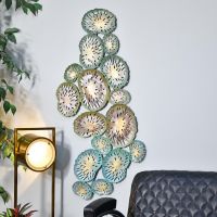 Coral Wall Art in Situ in the Home