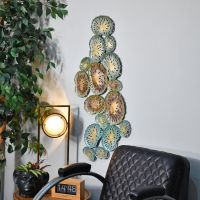 Coral Wall Art in a Modern Sitting Room