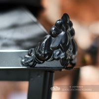 Corner Finial on black Victorian Lantern