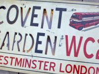 Modern Covent Garden Wall Sign 