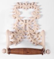 “Juliette” Rustic Heart design Toilet roll holder