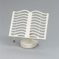 Cast Iron Cook Book Stand - Cream