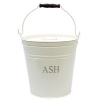 Cream Contemporary Ash Bucket 