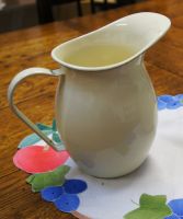 “Honey Pot House” Enamel Jug