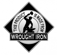 "Curldale" Wrought Iron Black S hook