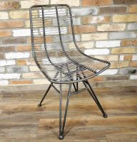 Curved Wire Metal Chair