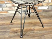 Curved Wire Metal Chair