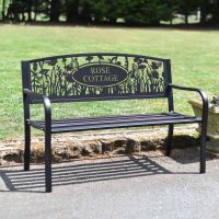 Cutomised Meadow Iron & Steel Park Bench