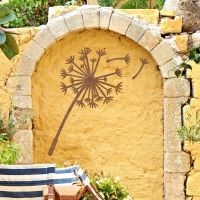 Dandelion Wall Art in Situ Outdoors