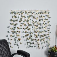 Dangling Leaves Wall Art on a White Wall
