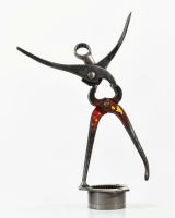 Recycled Metal "Danzatrice" Sculpture