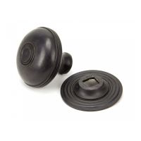 Dark Bronze Ridged Pattern Centre Door Knob