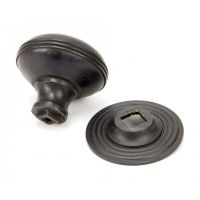Dark Bronze Ridged Pattern Centre Door Knob