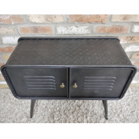 Dark Grey Retro Inspired Cabinet Top