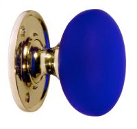 Blue Frosted Glass