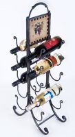 De loudecette wrought iron wine holder