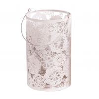 Cream candle holder
