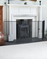 Deluxe" Freyja" Heavy Duty Fire Surround with door in situ