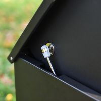 Close-Up of Mechanism on Opening Lid