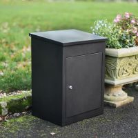 Deluxe Black Bexley Free Standing Parcel Box