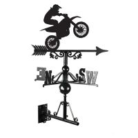 Dirt Bike Weathervane in Full