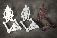 "Snowqueen" Distressed Vintage Toilet roll holder