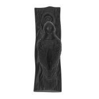 Brass Woodpecker Door knocker in Black