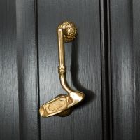 Polished Brass Golf Club Door Knocker