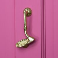 Polished Brass Golf Club Door Knocker