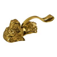 Stunning Polished Brass Dog Door Knocker