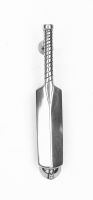 Bright Chrome Cricket Bat Door Knocker