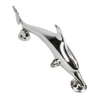 Bright Chrome Dolphin Door knocker