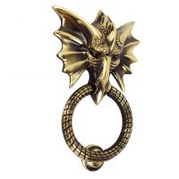 Antique Brass Dragon door knocker