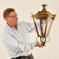 Antique Brass Dorchester Lantern 70cm