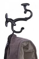 Double Coat and Hat Hook Cast Iron Hook