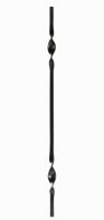 Double Bold Twist Stair Spindle - Full Length