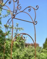 Close up of ornate detail in rustic finish rose arch