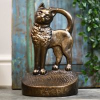 Beautiful novelty cat door stop