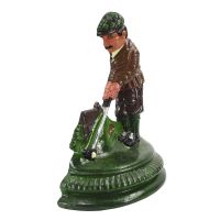 Hand Painted Golfer Door Stop