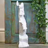 side view of animal dog door stop