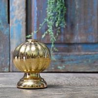 Polished Brass Globe Door Stopper