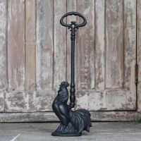 “Hepplestone House” Cast Iron Cockerel Door Porter 