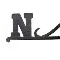 The Letter N on the Spare Weathervane Directional Arms