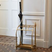 Antique Brass "Curved" Umbrella Holder 