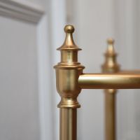 Close up of Antique Brass Urn Finial 