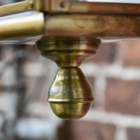 Close up of Antique Brass Lower Finial 