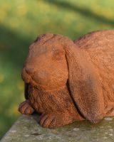 Realistic Rabbit Sculpture In Situ 