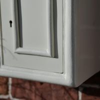 Corner of Cream & Gold Post Box 